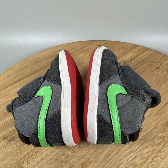 Nike SD Mavrk MID 3 TD Size 2 C 525126-030 Gray Green Shoes Sneakers - Picture 5 of 7